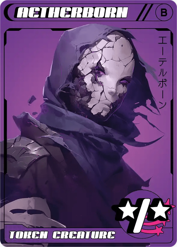 Aetherborn token Magic mtg | Custom Anime Style