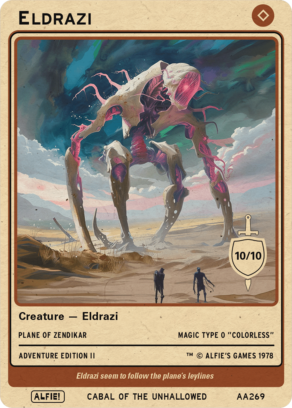 mtg eldrazi cards 10/10 token Magic | Custom Retro Style Deck:Basis Deckbox & Sleeves food Take an extra turn Mtg Blank Green Card