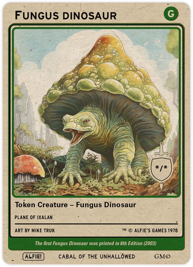 Fungus Dinosaur Token Fungus Dinosaur Token