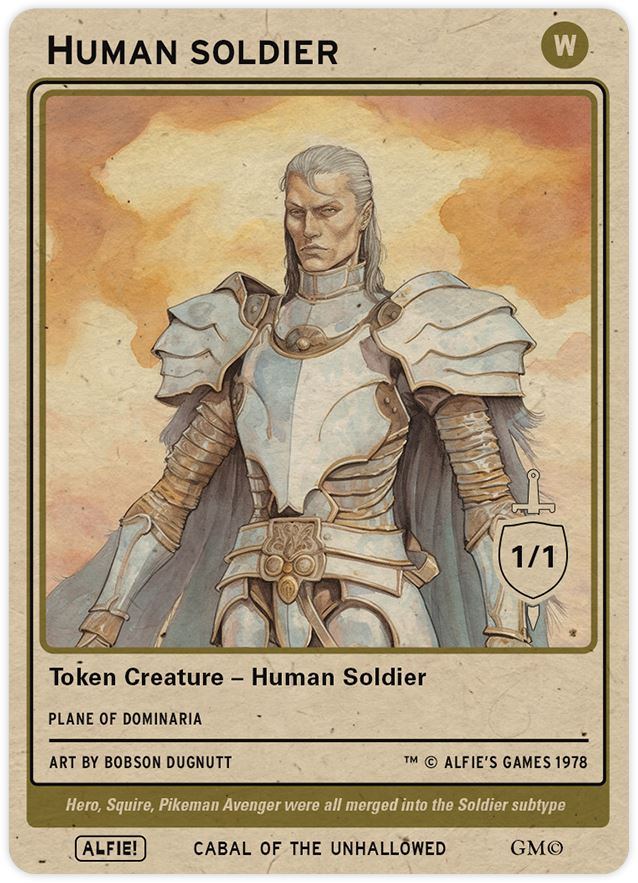 Human Soldier 1/1 Alfies Human Soldier 1/1 Alfies