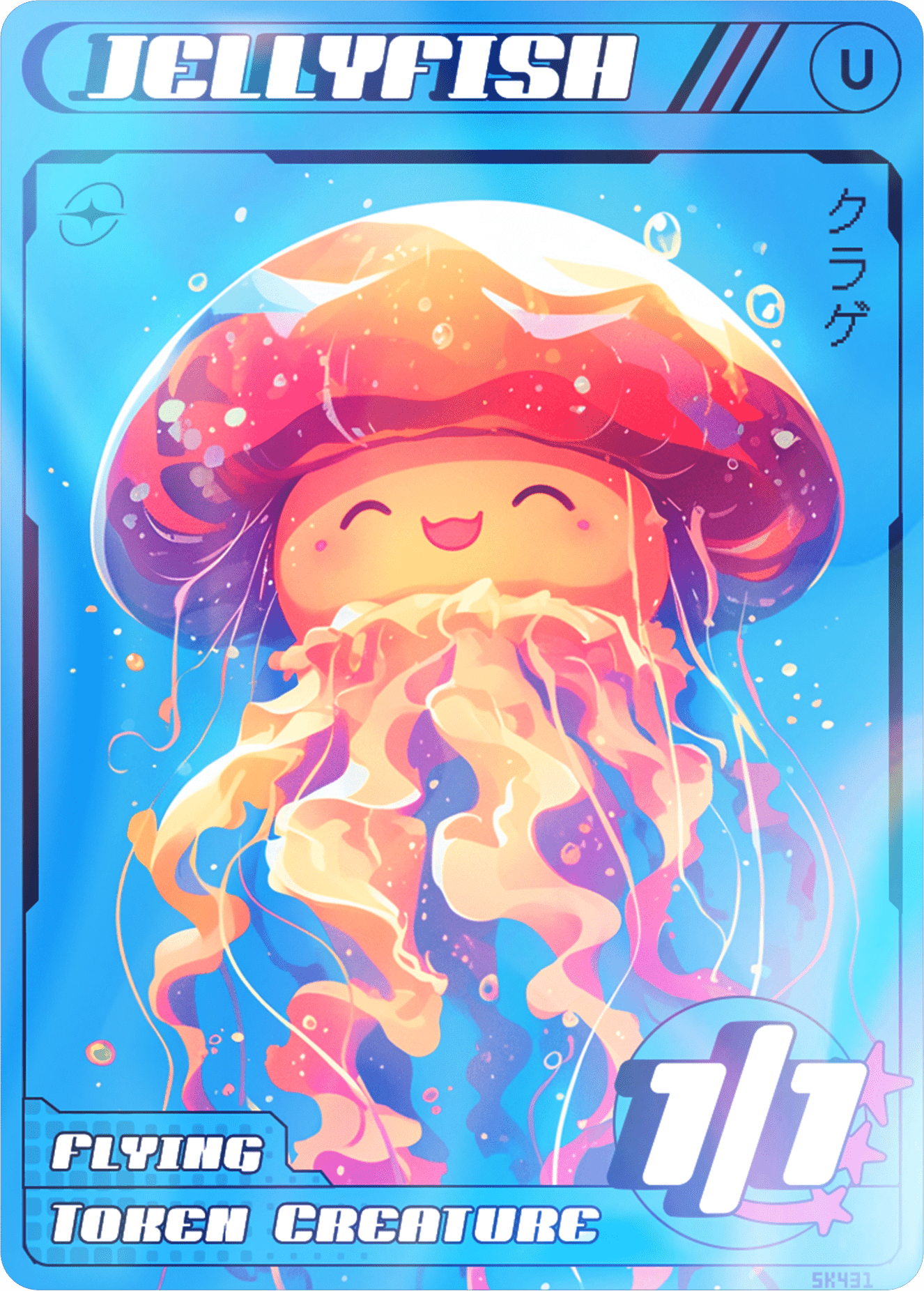 Jellyfish token Magic mtg | Custom Anime Style