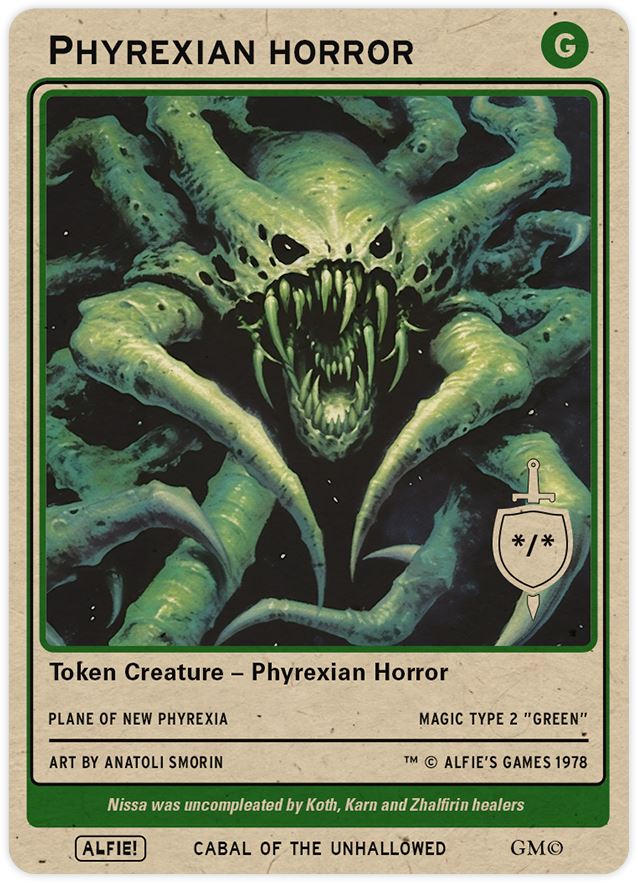 Phyrexian Horror Green Alfies Phyrexian Horror Green Alfies