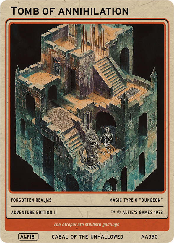 Tomb of Annihilation token Magic mtg | Custom Retro Style | Alfies! Tomb of Annihilation token Magic mtg | Custom Retro Style | Alfies!