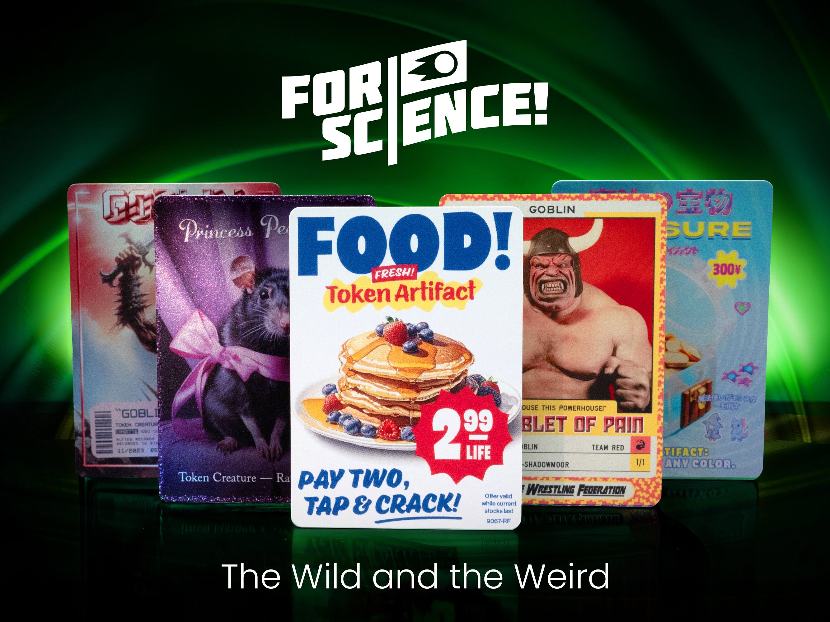 Wild and Weird magic tokens, made For Science! – Alfies