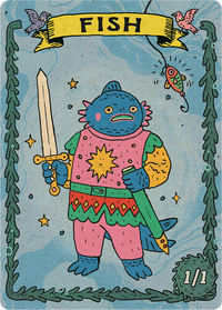 Fish 1/1 Blue
