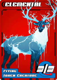 Elemental Blue Red 3/3 Flying