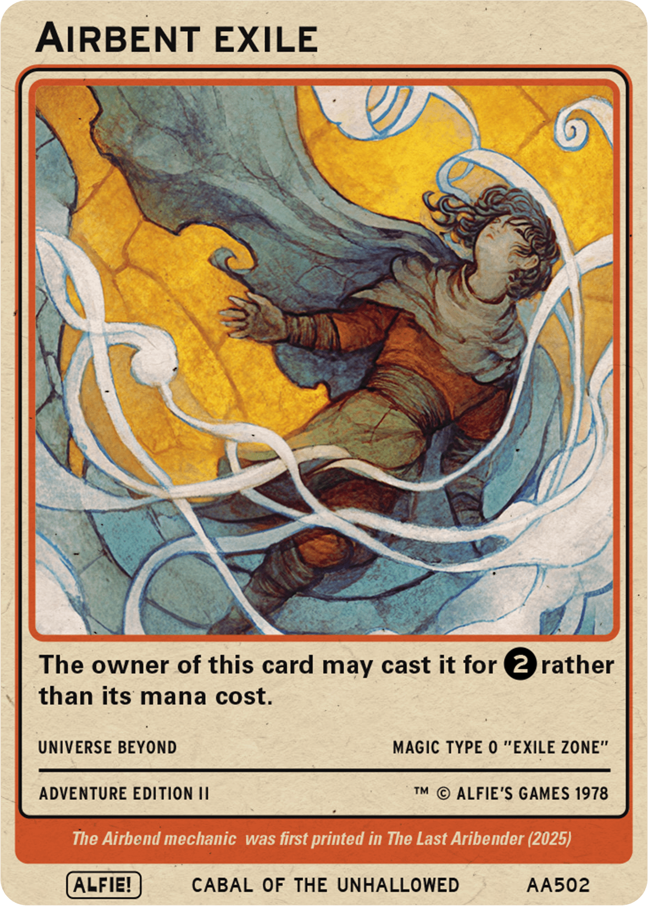 mtg bent card Earthbend Rules: Animate Your Lands With Zero Risk Retro fantasy style Airbent token token Magic mtg