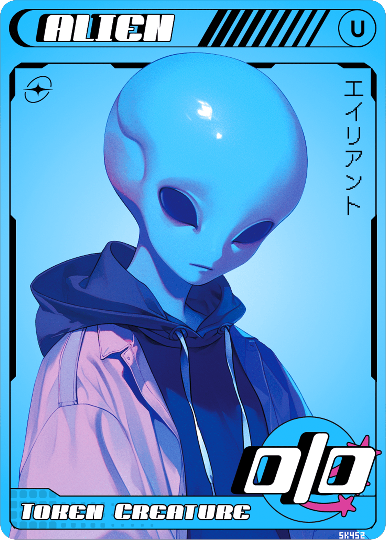 Alien token Magic mtg | Custom Anime Style | Alfies!
