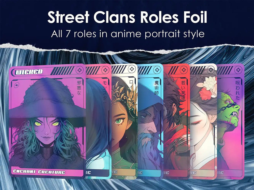 All 7 Roles Foil Bundle - Street Clans - Alfies