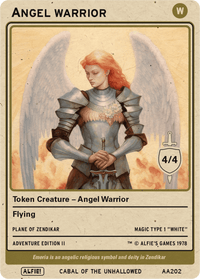 Angel Warrior 4/4 (No vigilance) - Alfies