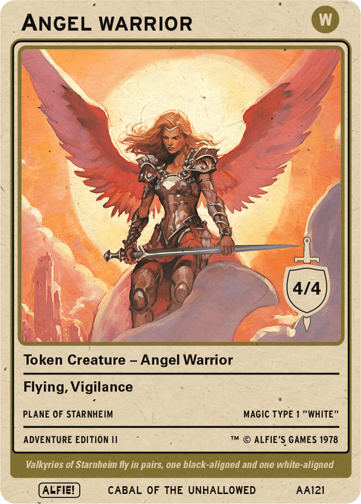 Angel Warrior 4/4 - Alfies