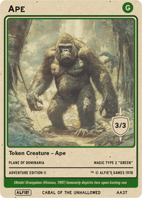 Ape 3/3 - Alfies