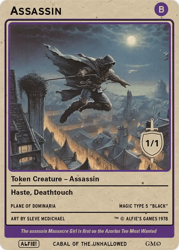 Assassin 1/1 - Alfies