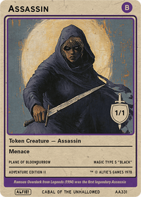 Assassin (menace) - Alfies