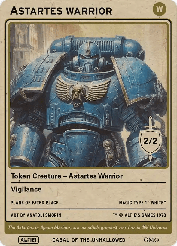 Astartes Warrior - Alfies