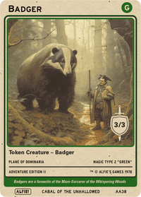 Badger 3/3 - Alfies