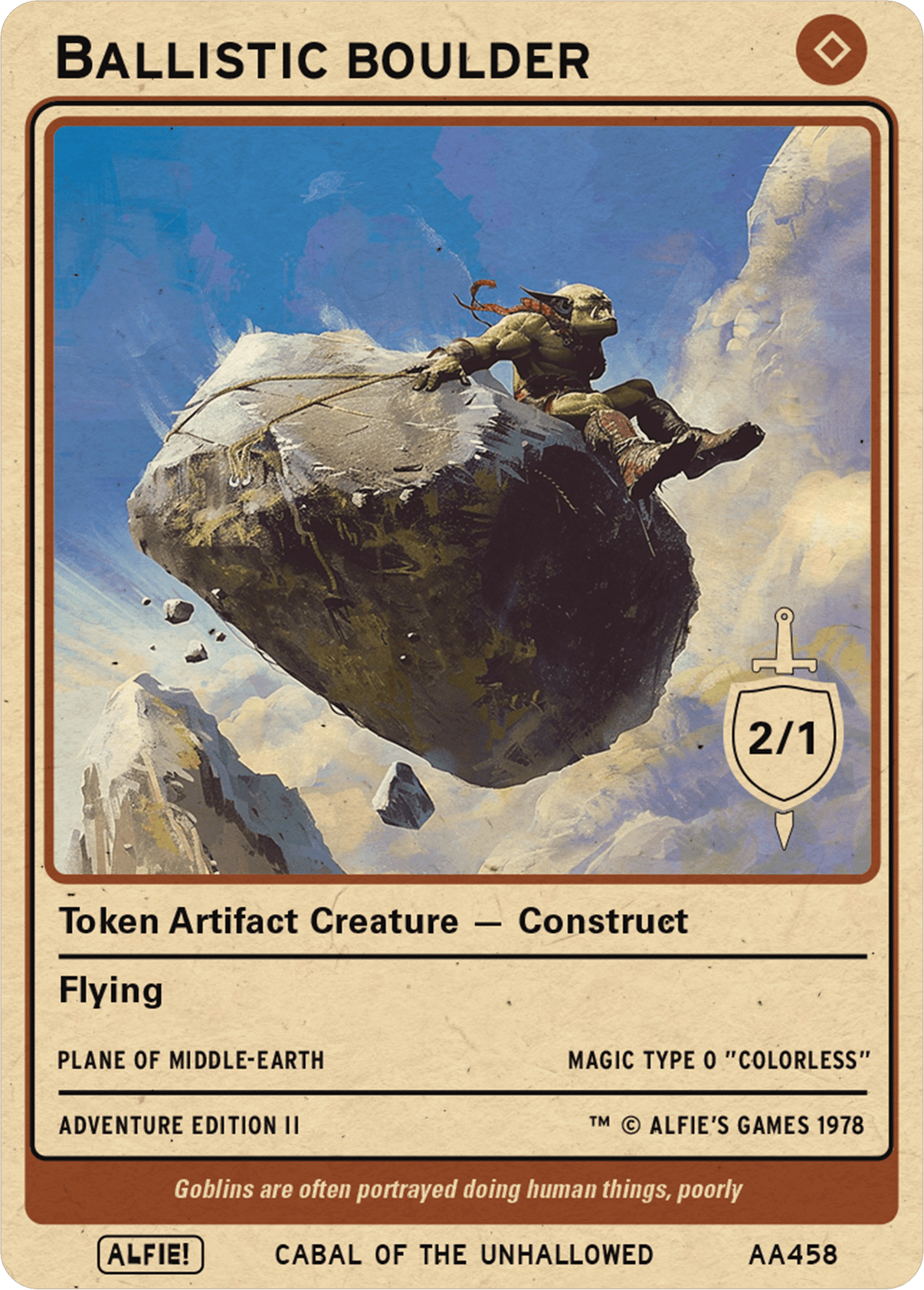 Ballistic Boulder - Alfies