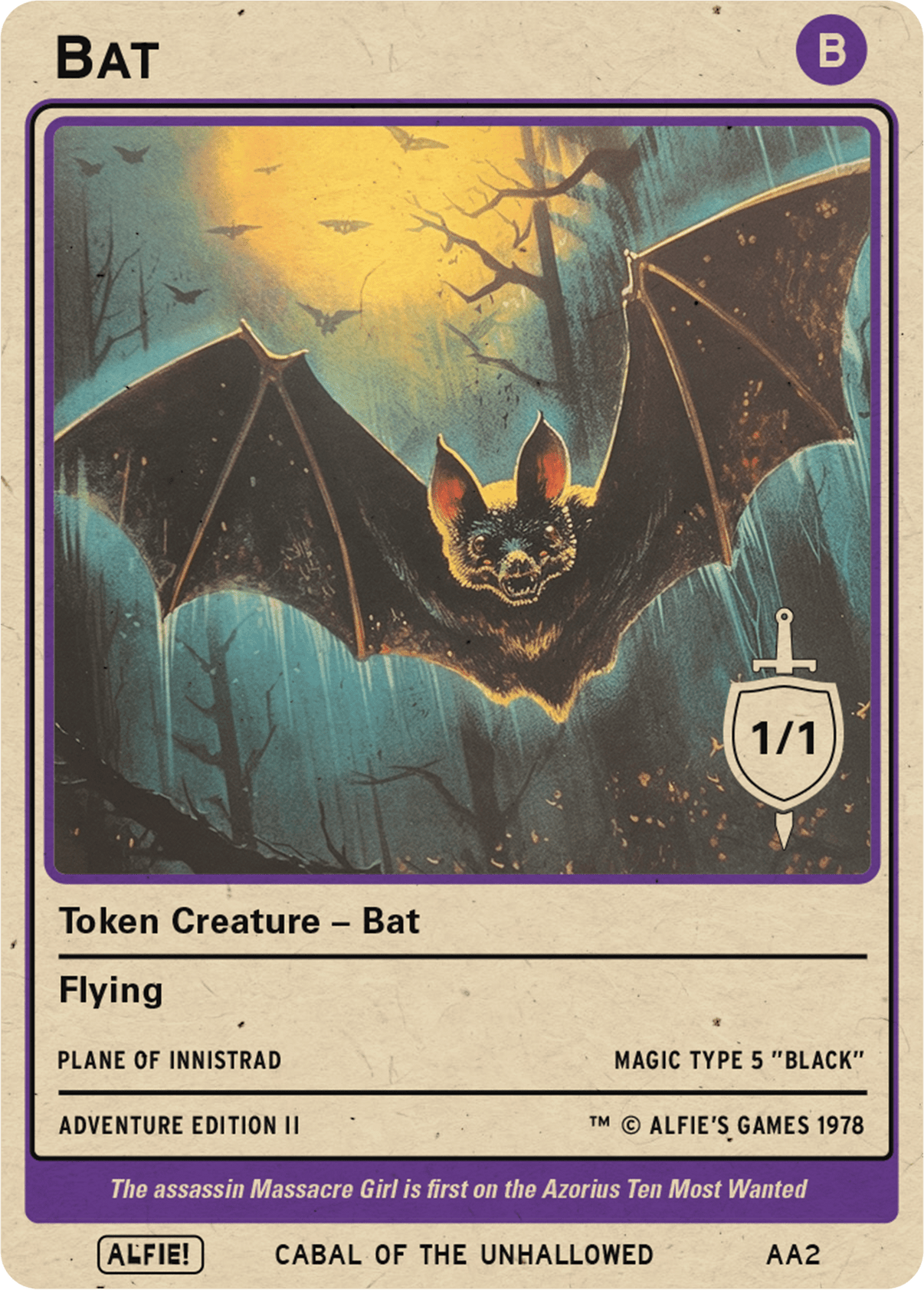 Bat 1/1 - Alfies