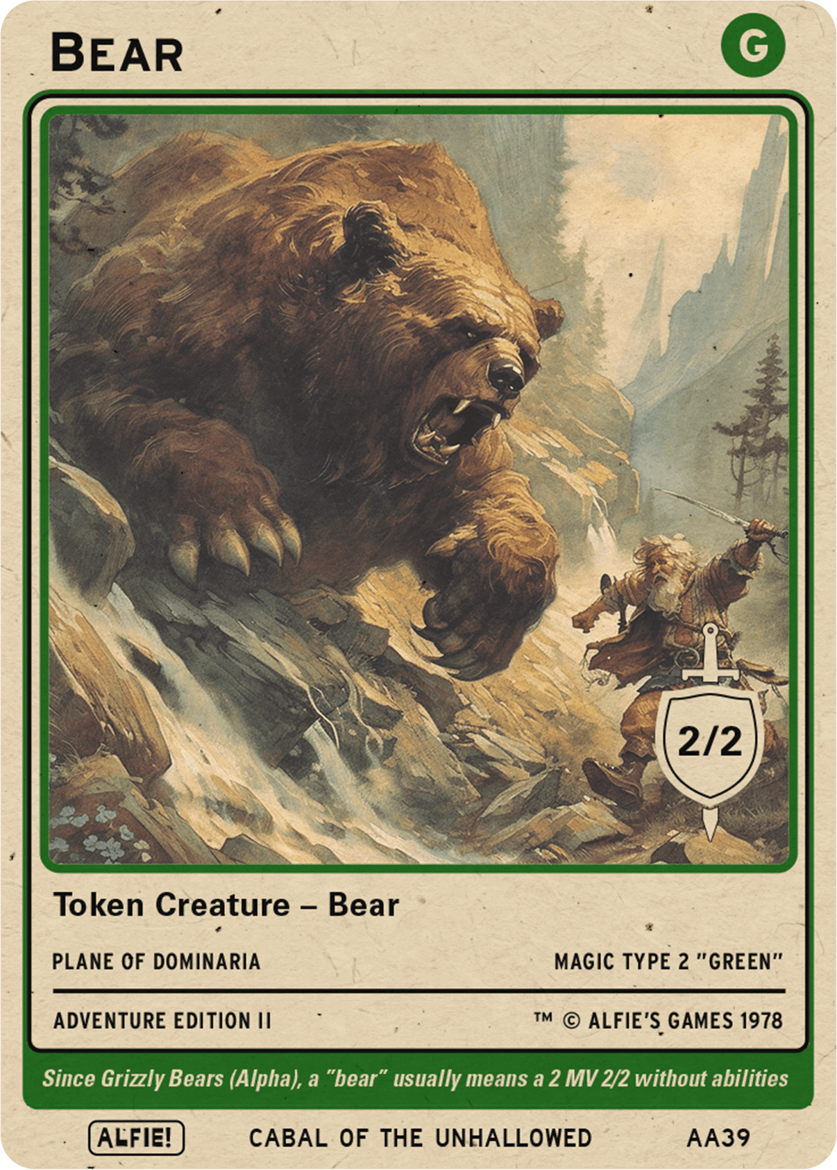 Bear 2/2 - Alfies