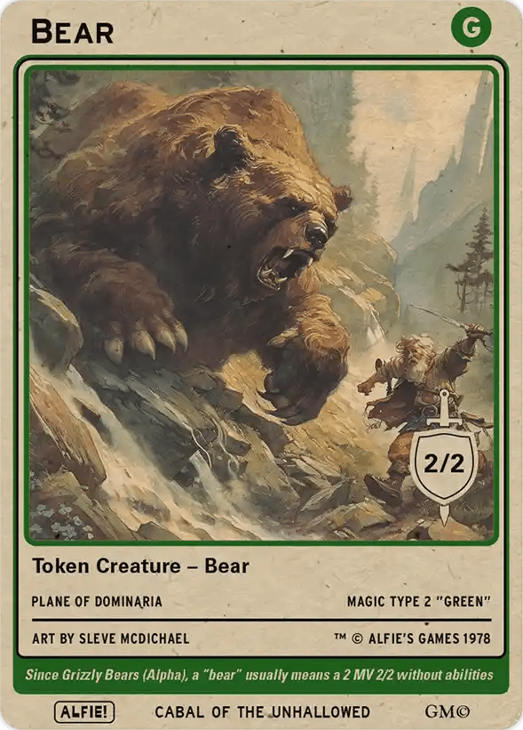 Bear 2/2 - Alfies