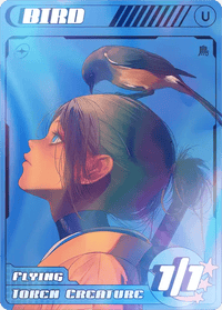 Bird 1/1 Blue Foil - Alfies