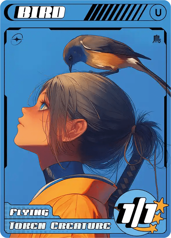 Bird 1/1 Blue - Alfies