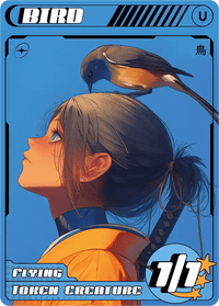 Bird 1/1 Blue - Alfies