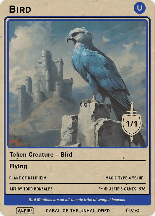 Bird 1/1 - Alfies