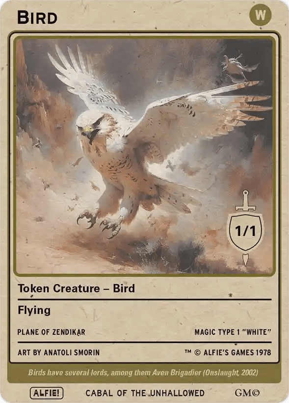 Bird 1/1 - Alfies