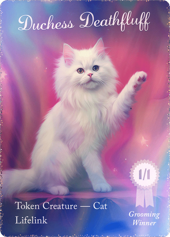Cat 1/1 White Lifelink Foil - Alfies