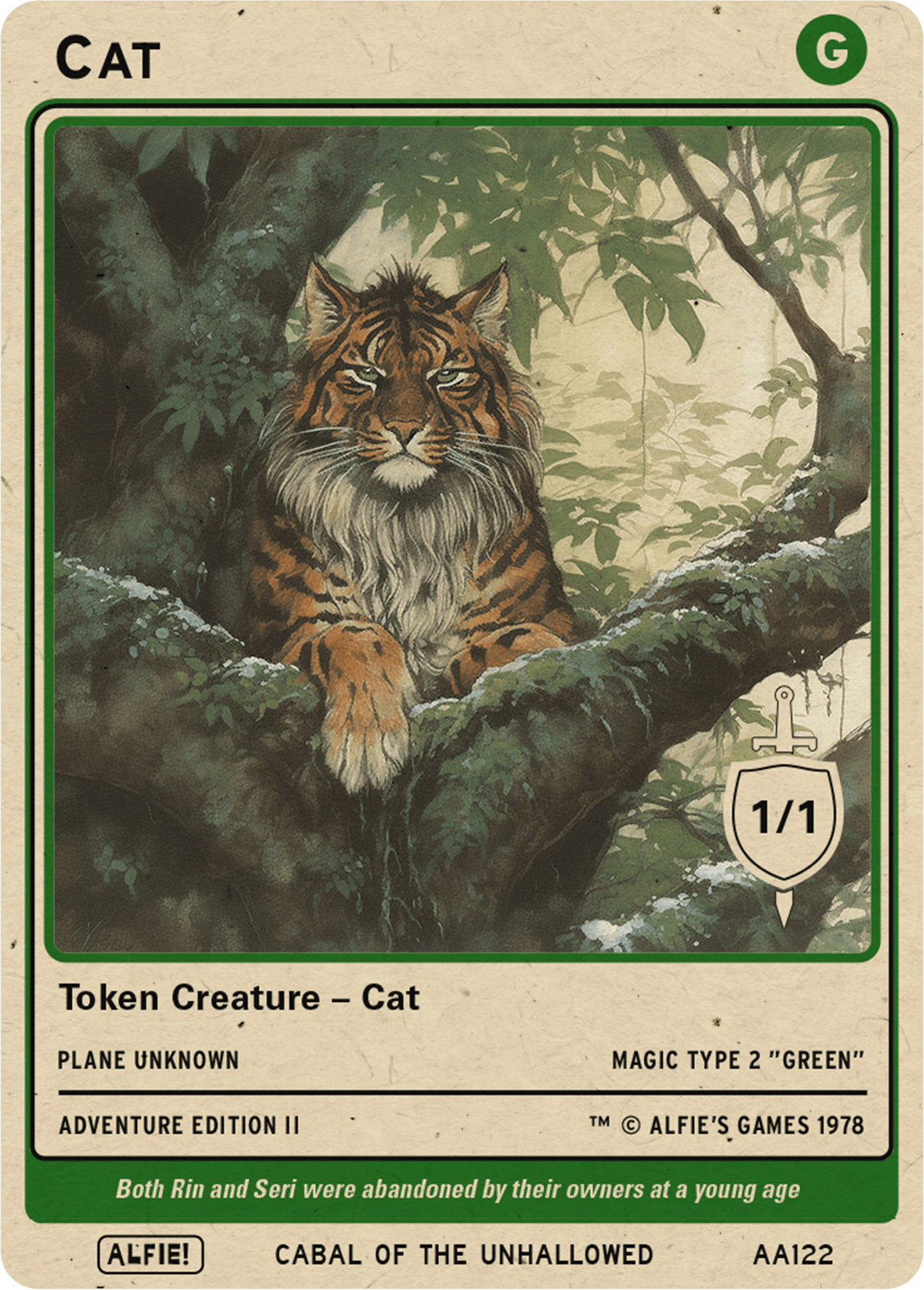 Cat 1/1 - Alfies