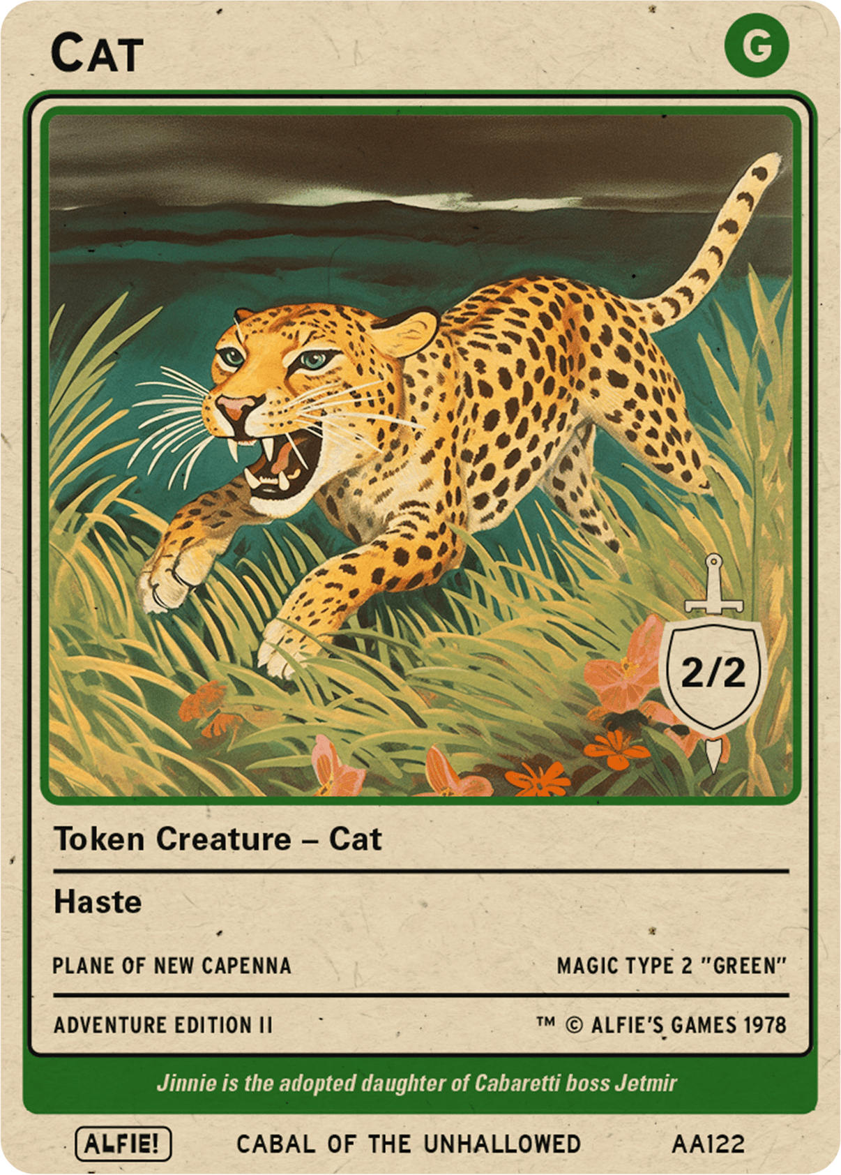 Cat 2/2 Haste - Alfies