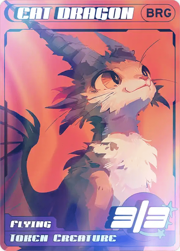 Cat Dragon Foil - Alfies