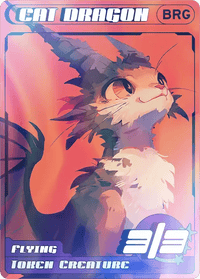 Cat Dragon Foil - Alfies
