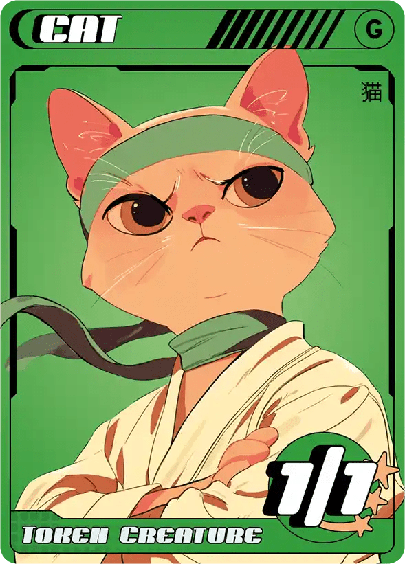 Cat Green 1/1 - Alfies