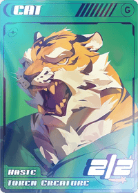 Cat Green 2/2 Haste Foil - Alfies