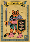 Cat Warrior 2/1 White - Alfies