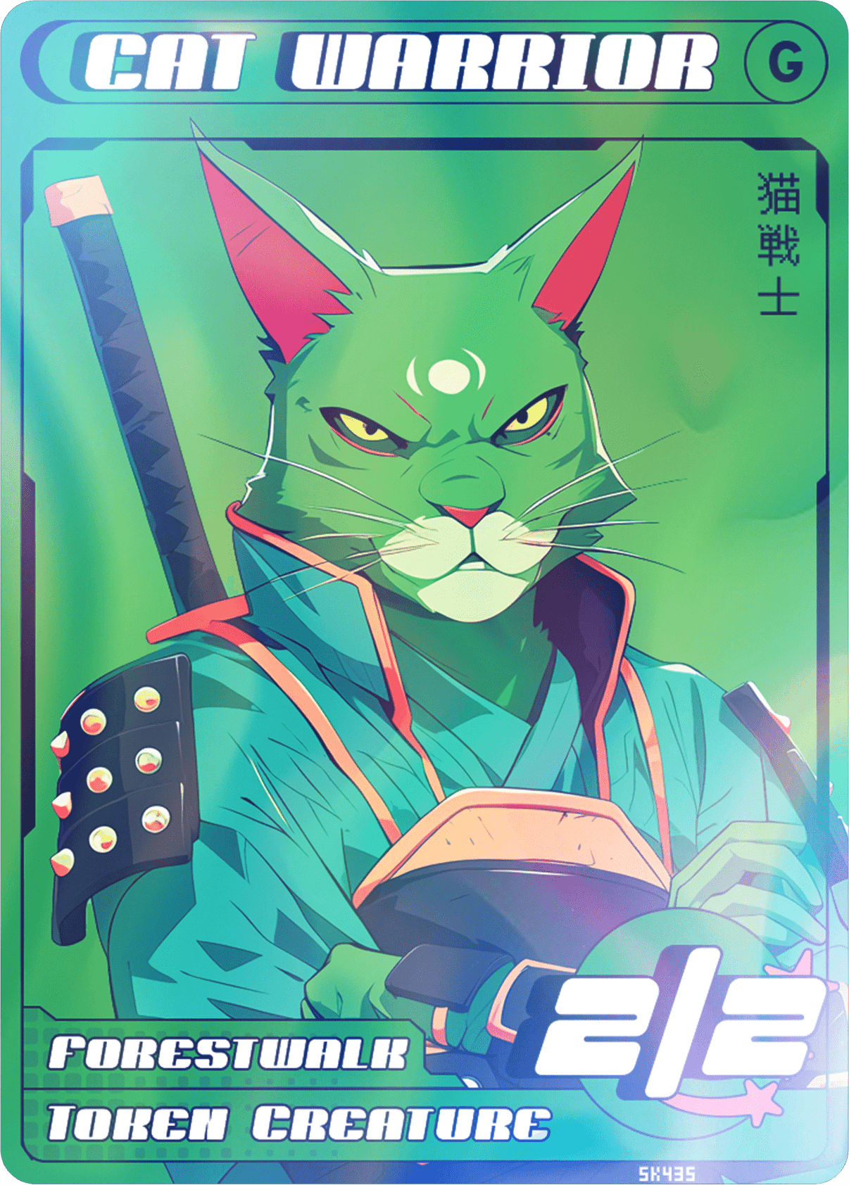 Cat Warrior Foil - Alfies