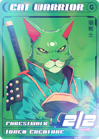 Cat Warrior Foil - Alfies