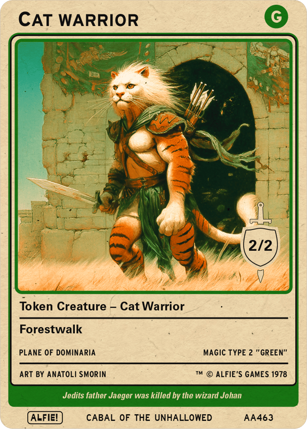 Cat Warrior - Alfies
