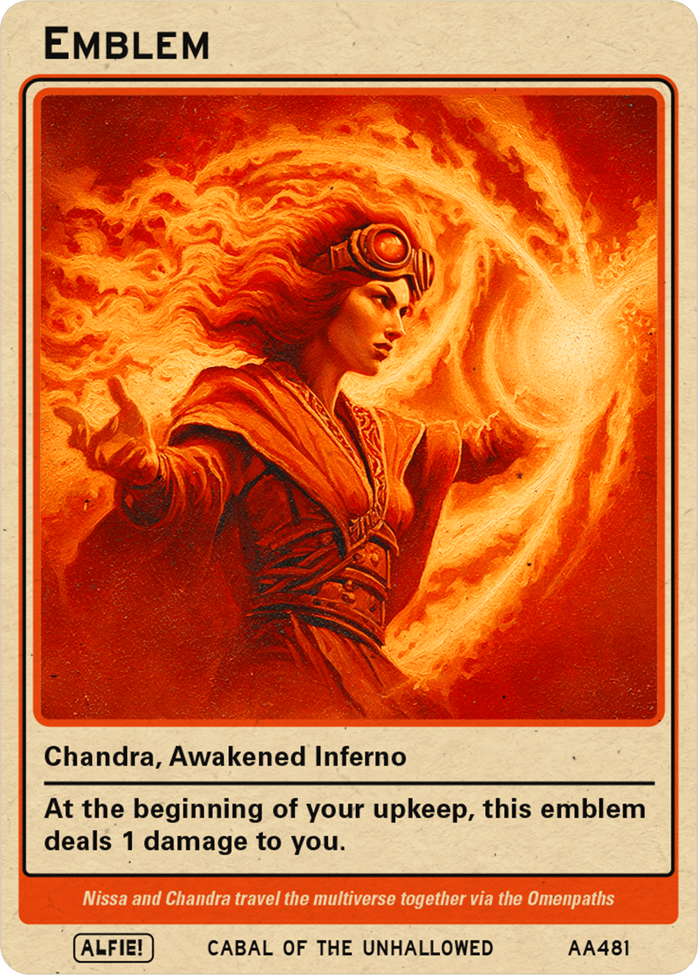 Chandra Awakened Inferno Emblem - Alfies