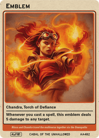 Chandra Torch of Defiance Emblem - Alfies
