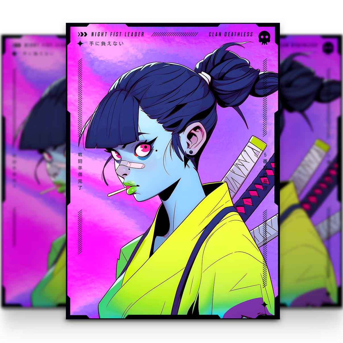 Clan Deathless Foil Sleeves - Alfies