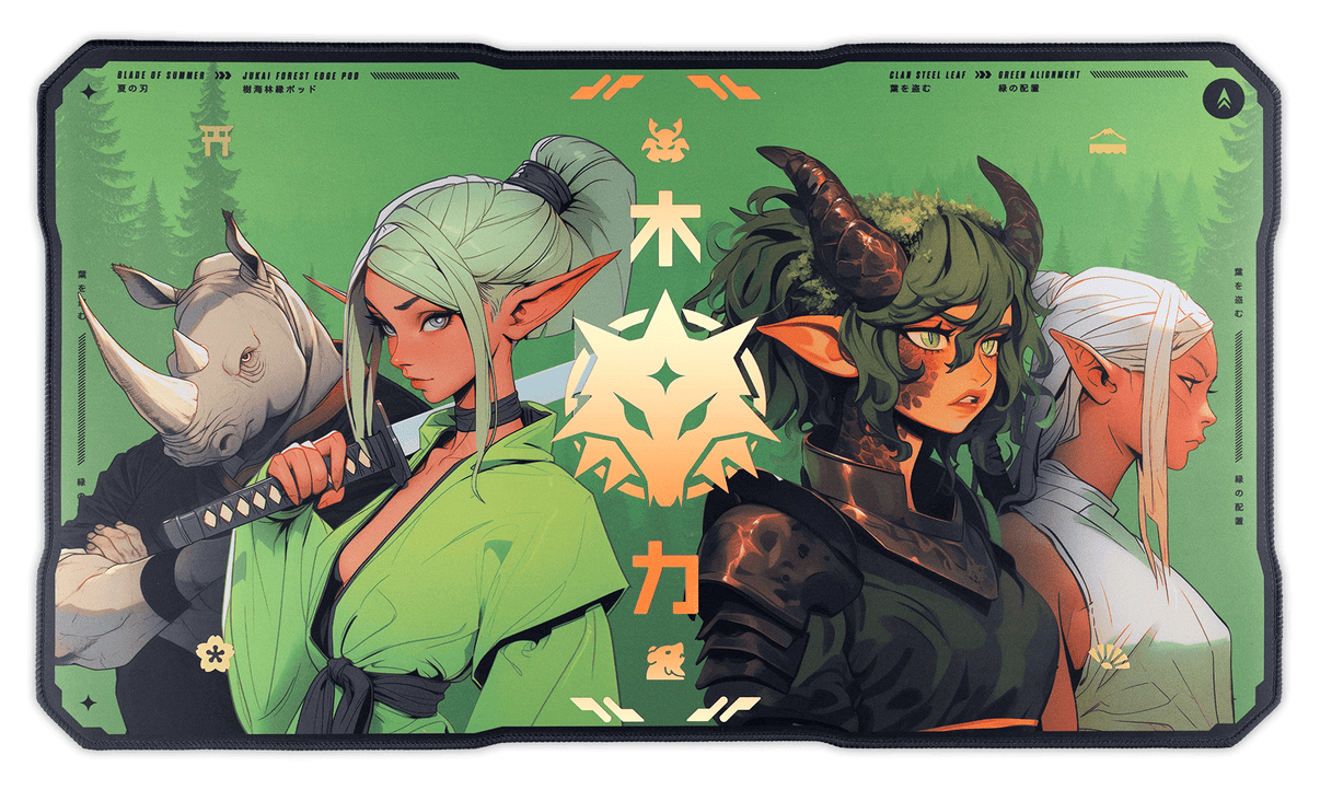 Clan Steel Leaf Foil Playmat - Alfies