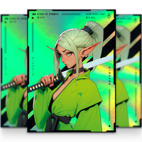 Clan Steel Leaf Foil Sleeves - Alfies