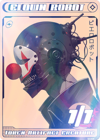 Clown Robot Foil - Alfies