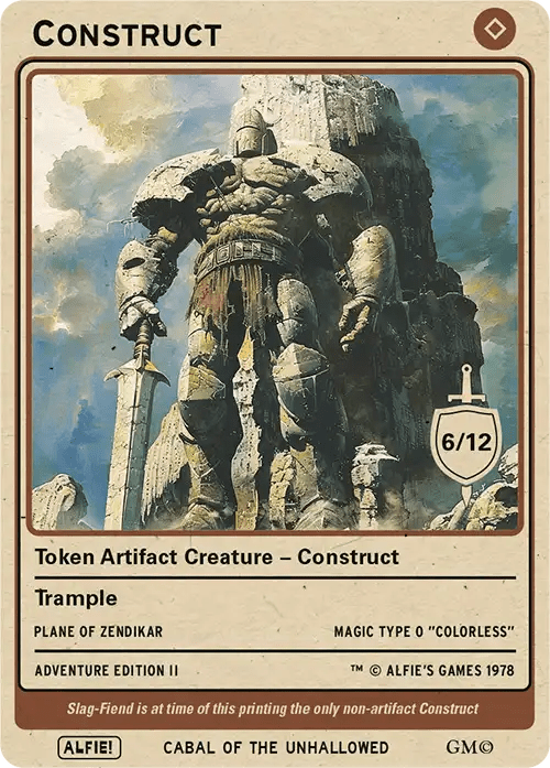 Construct 6/12 - Alfies