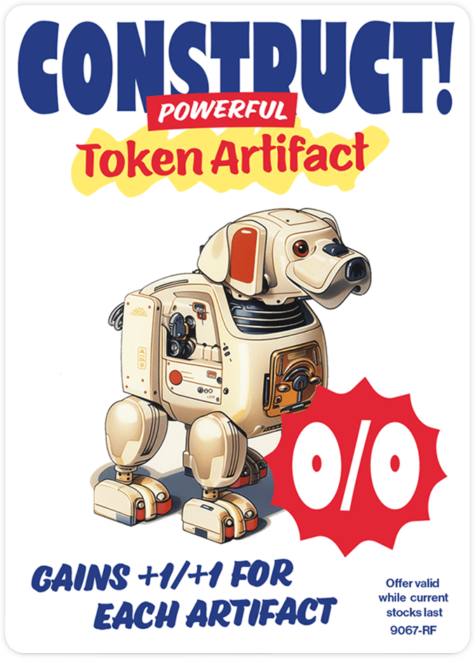 Construct token Magic mtg | Unique Style | Alfies!