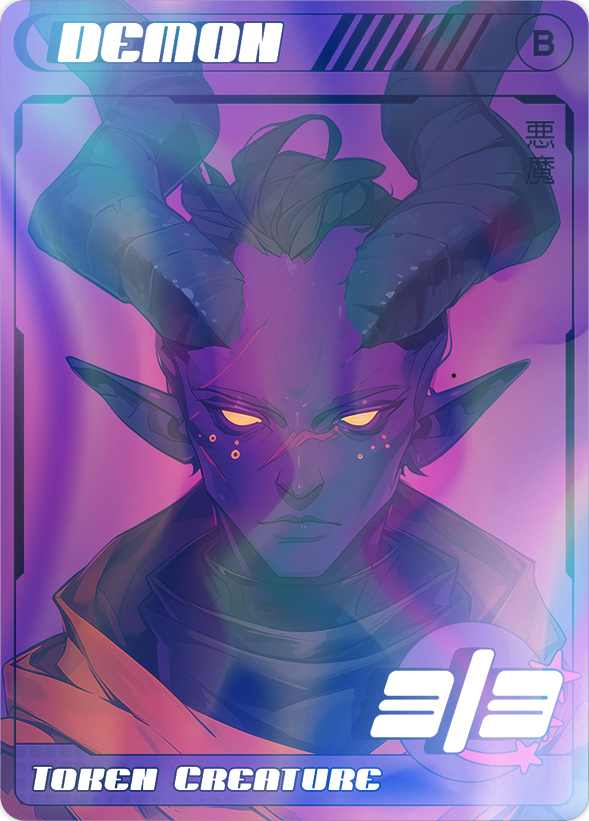 Demon 3/3 Foil - Alfies