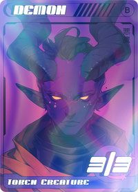 Demon 3/3 Foil - Alfies